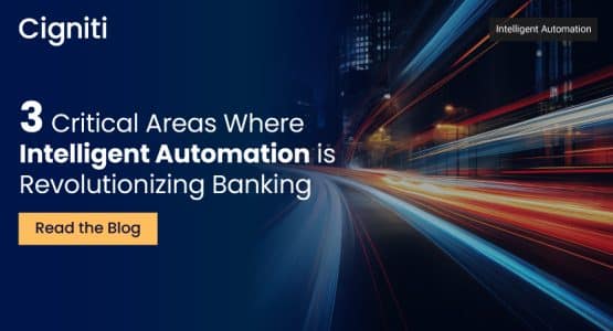 In the world of banking, where customer expectations are continually evolving, and regulatory landscapes are becoming increasingly complex, the integration of intelligent automation stands out as a pivotal solution. Intelligent automation, which combines artificial intelligence (AI) with robotic process automation (RPA), allows banks to streamline operations, enhance customer experiences, and maintain compliance with ever-changing regulations. Here are three critical areas where intelligent automation is revolutionizing the banking industry. 1. Customer Service and Engagement One of the most visible impacts of intelligent automation in banking is in the area of customer service. Traditional banking systems often struggle to provide personalized, round-the-clock service that modern customers demand. IA addresses this challenge through several innovative solutions: a. Chatbots and Virtual Assistants AI-powered chatbots and virtual assistants are ubiquitous on banking websites and mobile apps. These tools can handle various customer inquiries, from balance checks and transaction histories to more complex issues like loan applications and financial advice. Unlike human agents, these virtual assistants are available 24/7, offering immediate responses and improving customer satisfaction. b. Personalized Financial Advice Banks can now analyze vast customer data using advanced analytics and machine learning to provide personalized financial advice. Intelligent enables the continuous monitoring of customer accounts, spending habits, and financial goals to offer tailored recommendations for saving, investing, and managing money. 2. Operational Efficiency and Cost Reduction The second critical area in which intelligent automation and intelligent process automation profoundly impact is improving operational efficiency and reducing costs. Traditional banking operations are often bogged down by manual, repetitive tasks that are time-consuming and prone to errors. Banking Automation transforms these processes by automating routine tasks, thus allowing banks to focus on more strategic initiatives. a. Automated Back-Office Processes Banks have historically relied on large teams to handle back-office tasks such as data entry, reconciliation, and reporting. RPA can automate these repetitive tasks, ensuring faster and more accurate processing. For instance, automation can significantly accelerate tasks like customer onboarding, loan processing, and KYC (Know Your Customer) verification. b. Fraud Detection and Prevention Fraud is a major concern for banks. According to McKinsey, ‘Estimates of fraud’s impact on consumers and financial institutions vary significantly, but losses to banks alone are conservatively estimated to exceed $31 billion globally’. Intelligent automation enhances fraud detection and prevention using AI to analyze transaction patterns and identify suspicious activities in real-time. 3. Regulatory Compliance and Risk Management The third area where intelligent automation is proving to be indispensable is in regulatory compliance and risk management. Banks are subject to many regulations, and maintaining compliance can be resource-intensive. Intelligent Automation helps banks stay compliant while reducing the burden on their compliance teams. a. Automated Compliance Monitoring Intelligent automation can continuously monitor transactions and activities to ensure compliance with regulatory requirements. By automating the monitoring process, banks can quickly identify and address any deviations from compliance, reducing regulatory penalties risk. b. Risk Assessment and Management Risk management is another critical area in which intelligent Automation makes a significant impact. AI algorithms can assess credit, market, and operational risks more accurately and quickly than traditional methods. This allows banks to make more informed decisions and reduce risk exposure. How Cigniti Is Helping Its Customers with Strategic Partnerships Cigniti Technologies has revolutionized the payments and financial services industry through strategic partnerships with leading RPA providers like UiPath, Automation Anywhere, and BluePrism. These alliances have enabled Cigniti to deliver robust, intelligent automation solutions seamlessly integrating into their clients' operations. By leveraging the strategic partnership with UiPath, Cigniti has addressed key challenges such as managing production maintenance, handling application errors, and ensuring proactive communication. Cigniti has successfully reduced operational hours by approximately 140 hours from a base of 60,000, achieved a 20% improvement in BOT availability, and fully integrated its automation solutions with ITSM tools. With 24 BOTS running at a 100% success rate in production, Cigniti has also boosted operational efficiency by 10% through close collaboration with application and database teams. This comprehensive approach has allowed Cigniti to maintain its service levels and deliver exceptional value to its clients, underscoring its leadership in integrated and automated payment technologies. Conclusion Intelligent Automation in banking is no longer just a competitive advantage. It is necessary to stay relevant in today’s fast-paced financial landscape. Intelligent Automation empowers banks to deliver superior value while maintaining robust, efficient, and secure operations by enhancing customer service, improving operational efficiency, and ensuring regulatory compliance. As banks continue to embrace these technologies, they will revolutionize their internal processes and set new standards for excellence in the financial industry. To know more, visit the Intelligent Automation page.
